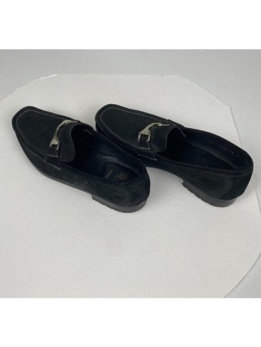 Allen Edmonds FIESOLE Shoes Italian Loafer Size 10 D  Black Suede Shoe Confort